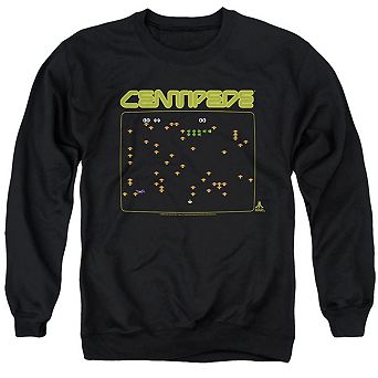 Atari Centipede Screen Adult Crewneck Sweatshirt