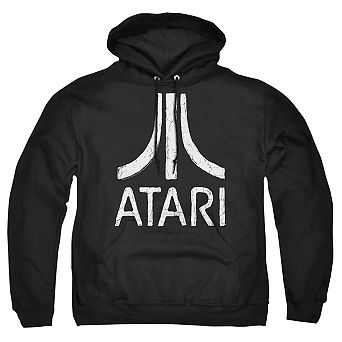 Atari Rough Logo Adult Pull Over Hoodie