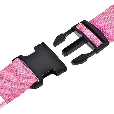 79" Luggage Straps Suitcase Belts With Buckle Label Adjustable 2pcs