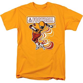 Atari Football Player Short Sleeve Adult T-shirt