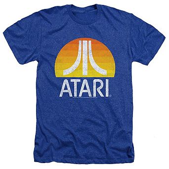 Atari Sunrise Eroded Adult Heather T-shirt