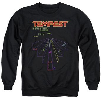 Atari Tempest Screen Adult Crewneck Sweatshirt