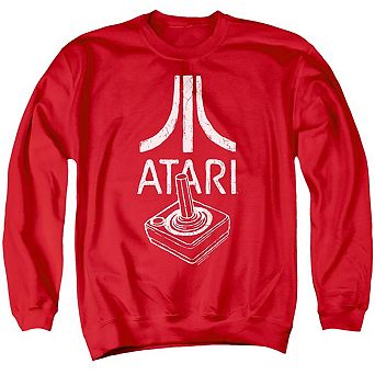 Atari Joystick Logo Adult Crewneck Sweatshirt