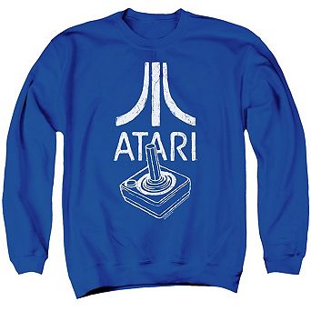 Atari Joystick Logo Adult Crewneck Sweatshirt