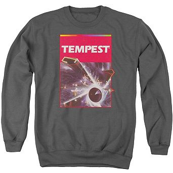 Atari Tempest Box Art Adult Crewneck Sweatshirt