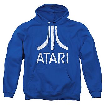 Atari Rough Logo Adult Pull Over Hoodie