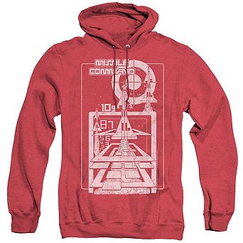Atari Lift Off Adult Heather Hoodie