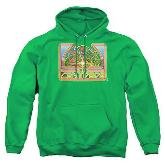 Atari Centipede Green Adult Pull Over Hoodie