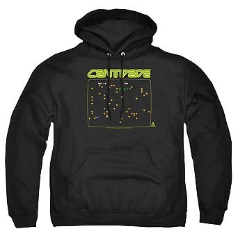 Atari Centipede Screen Adult Pull Over Hoodie
