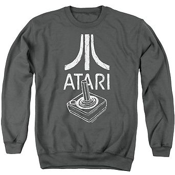 Atari Joystick Logo Adult Crewneck Sweatshirt