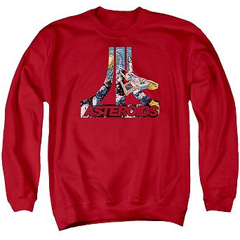 Atari Asteroids Atari Adult Crewneck Sweatshirt