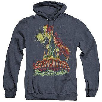 Atari Blast Off Adult Heather Hoodie