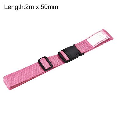 79" Luggage Straps Suitcase Belts With Buckle Label Adjustable Pp 4pcs