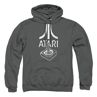 Atari Joystick Logo Adult Pull Over Hoodie