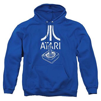 Atari Joystick Logo Adult Pull Over Hoodie