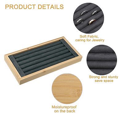Ring Tray Stackable Storage Jewelry Tray Showcase Display Organizer For Rings