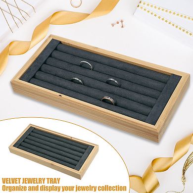 Ring Tray Stackable Storage Jewelry Tray Showcase Display Organizer For Rings
