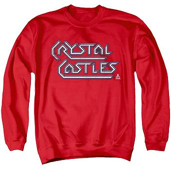 Atari Crystal Castles Logo Adult Crewneck Sweatshirt
