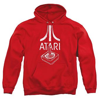 Atari Joystick Logo Adult Pull Over Hoodie