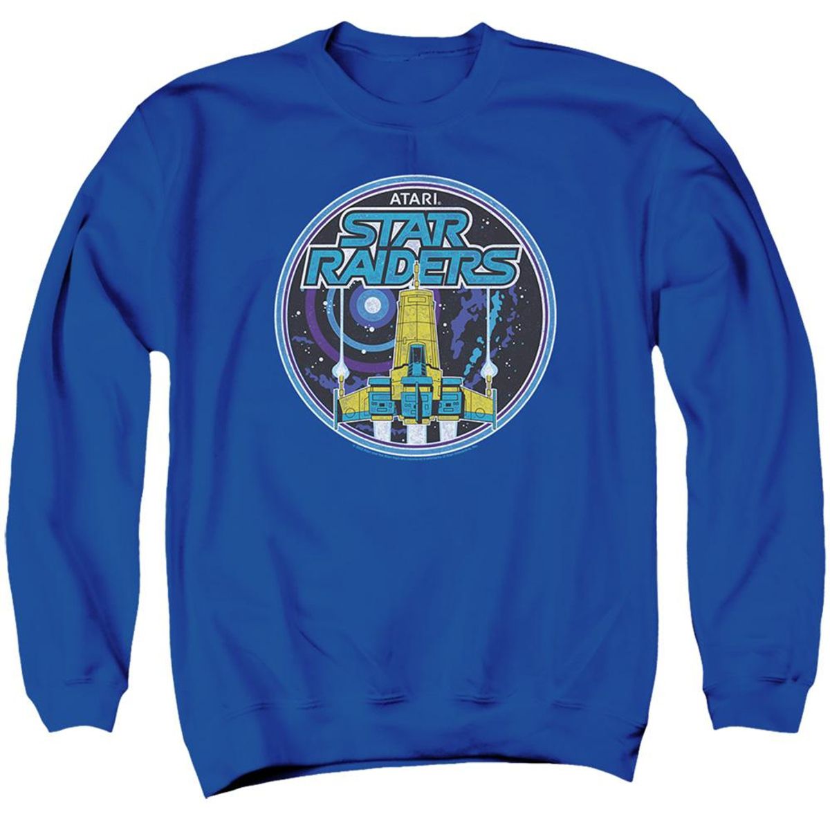 Atari Cut & Sew Men's Sweatshirt - Retro Gaming Fan Merch, Cotton Crewneck Pullover - View #6