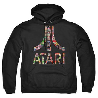 Atari Box Art Adult Pull Over Hoodie