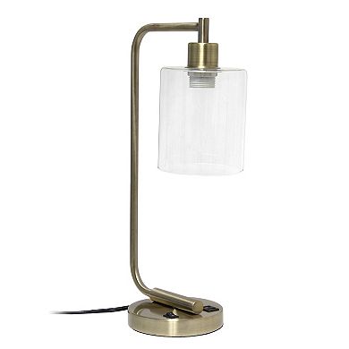 Lalia Home Modern Iron Desk Lamp with USB Port