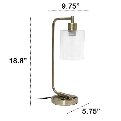 Lalia Home Modern Iron Desk Lamp with USB Port