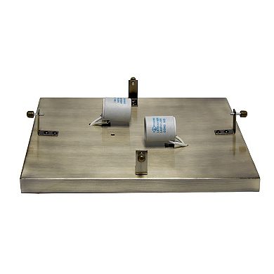 Lalia Home Classix Crystal Glam 12-in. 2-Light Square Flush Mount Ceiling Light