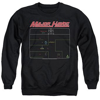 Atari Major Havoc Screen Adult Crewneck Sweatshirt