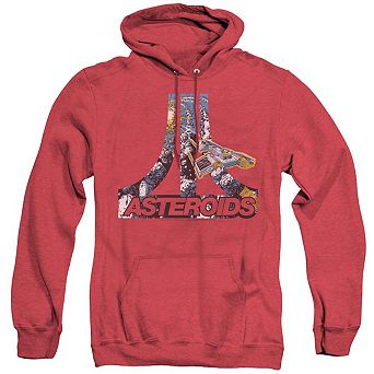 Atari Asteroids Atari Adult Heather Hoodie