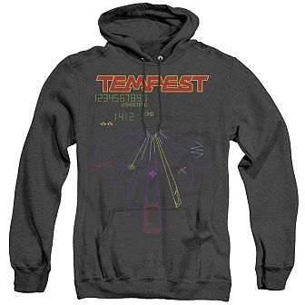 Atari Tempest Screen Adult Heather Hoodie