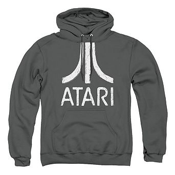 Atari Rough Logo Adult Pull Over Hoodie