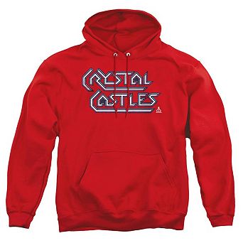 Atari Crystal Castles Logo Adult Pull Over Hoodie