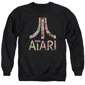 Atari Box Art Adult Crewneck Sweatshirt