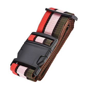 Luggage Strap Suitcase Belt With Buckle, Adjustable Travel Packing Accessory