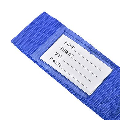 Luggage Straps Suitcase Belts with Buckle, Combination Lock, Adjustable 2Pcs
