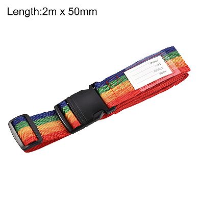 Luggage Strap Suitcase Belt With Buckle, 2mx5cm Travel Bag Packing Accessory