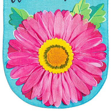 Evergreen Enterprises Welcome Friends Daisy Garden Flag