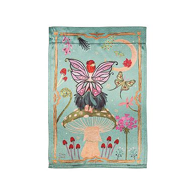 Evergreen Enterprises Reversible Fairy Wonderland Garden Flag