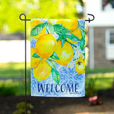 Evergreen Enterprises Lemon Tree Garden "Welcome" Flag