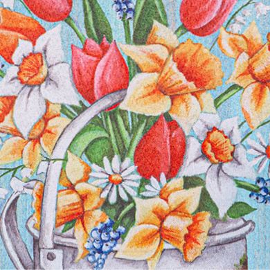 Evergreen Enterprises Welcome Flowers Garden Flag