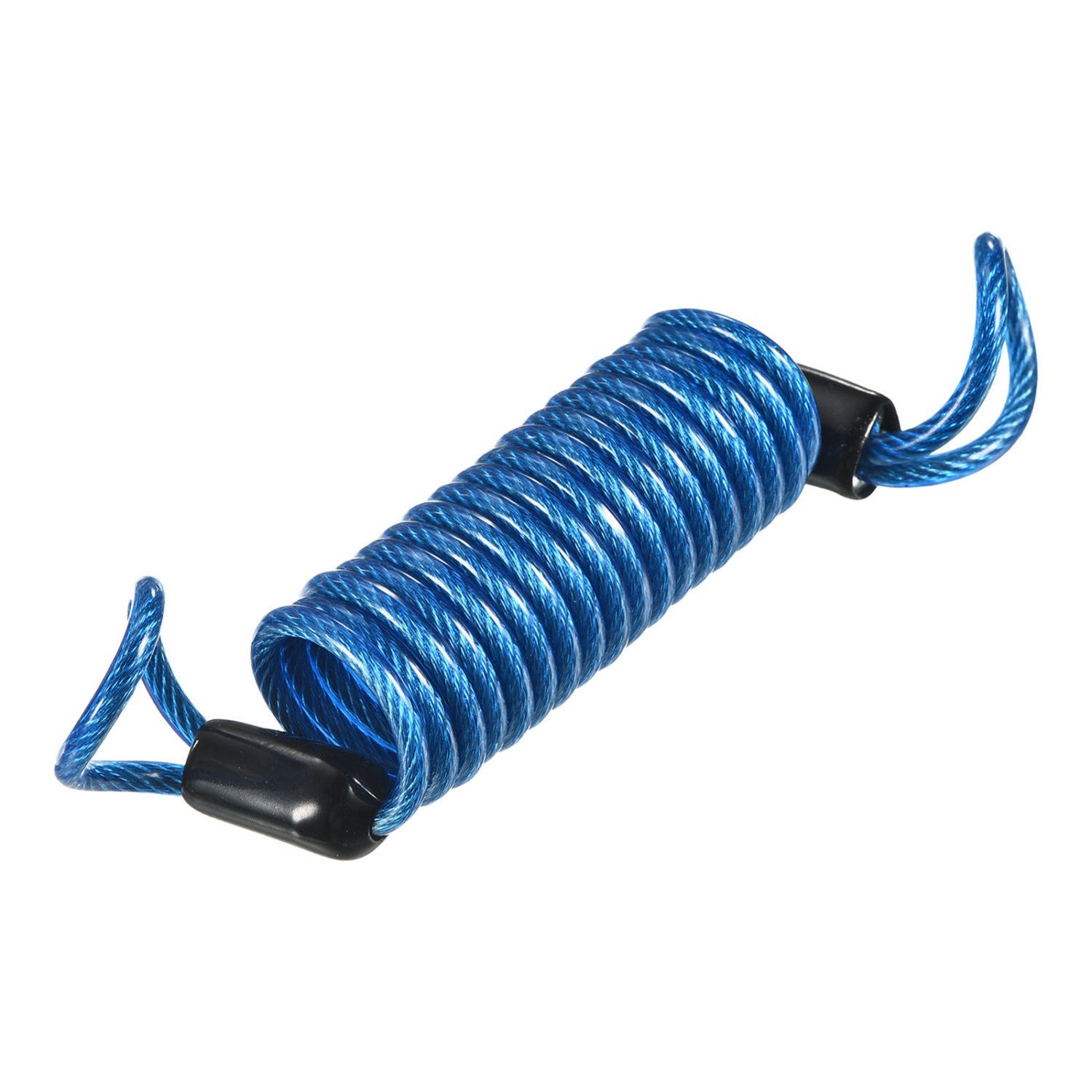 Security Steel Cable 2.5mmx1.5m Coated Spring Rope w Loop