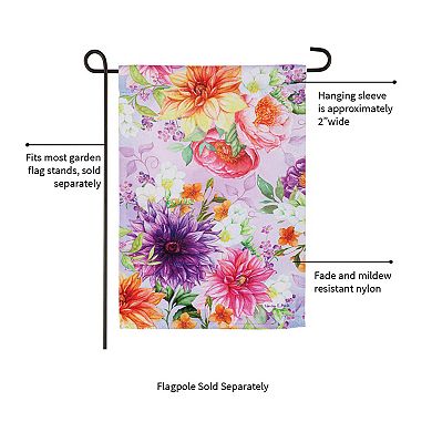 Evergreen Enterprises Rhapsody in Bloom Garden Flag