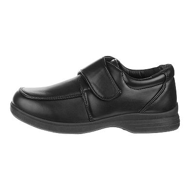Josmo Classic Faux Leather Hook and Loop Kids' School Shoes