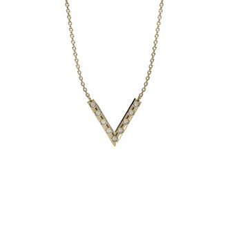10k Gold Diamond Accent Necklace