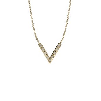 10k Gold Diamond Accent Necklace