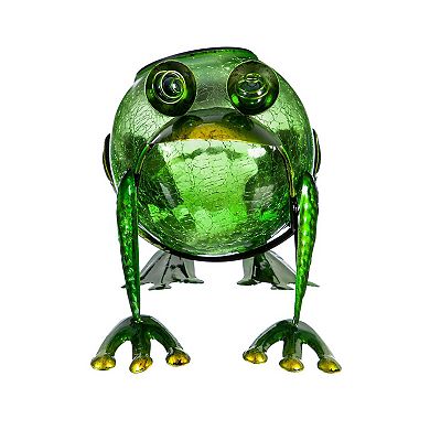Evergreen Enterprises Solar Frog Statuary with Solar Light