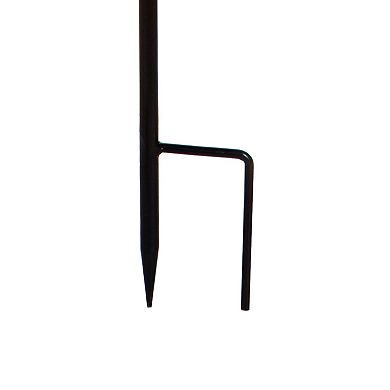 Evergreen Enterprises 36 in. Peacock Solar Garden Stake