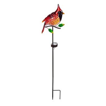 Evergreen Enterprises Cardinal Solar Garden Stake