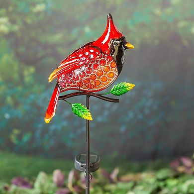 Evergreen Enterprises Cardinal Solar Garden Stake